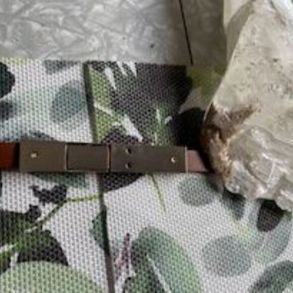 Vintage Skinny Belt with Gold Buckle - Picture 4 of 5